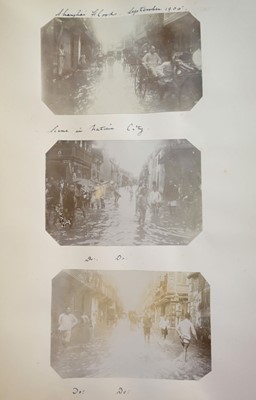 Lot 58 - Hong Kong. An album of 50 photographs of Hong Kong and Japan