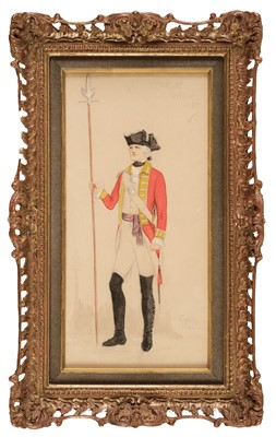 Lot 376 - Howell (Lieutenant Ernest Vernon, 1891-). 77th Foot Officer, 1787, 1807, & 1836, 1932