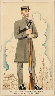Lot 380 - Madeley (George E., 1798-1858). 42nd Royal Highlanders & 77nd Highlanders, circa 1840