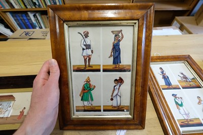 Lot 12 - India. Two views on the River Ganges and others