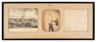 Lot 28 - Crimean War. Portrait of Captain Richard Surtees Sherwood