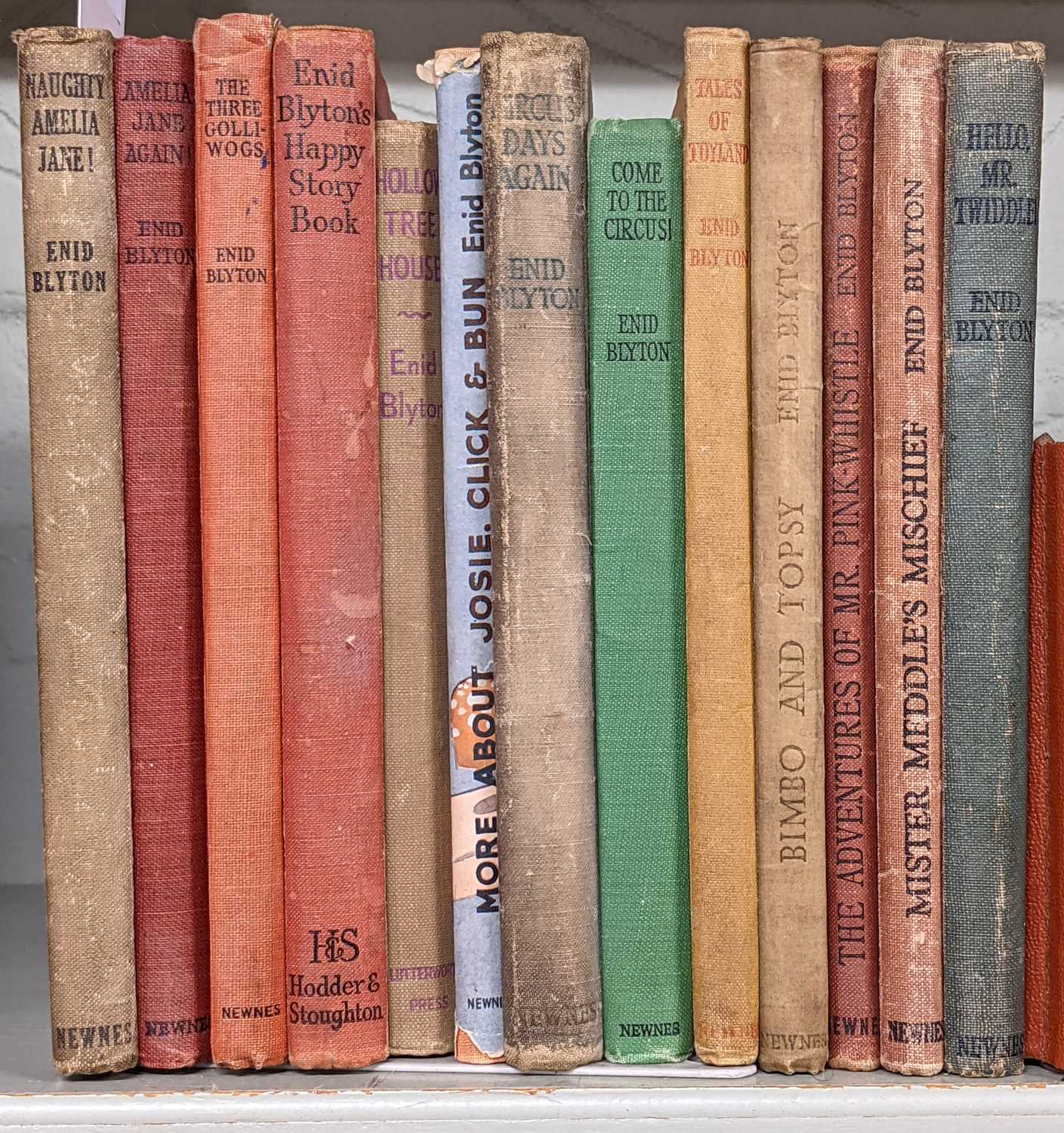 Lot 463 - Blyton (Enid). Sunny Stories Library books 1-7, and others, most signed