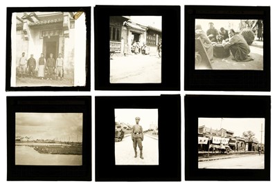 Lot 500 - China. A group of approximately 170 magic lantern slides