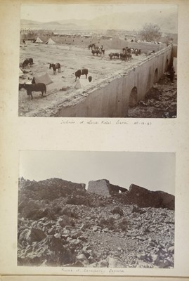 Lot 61 - India. An album of approximately 52 mounted albumen print photographs
