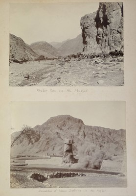 Lot 61 - India. An album of approximately 52 mounted albumen print photographs