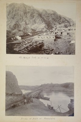 Lot 61 - India. An album of approximately 52 mounted albumen print photographs
