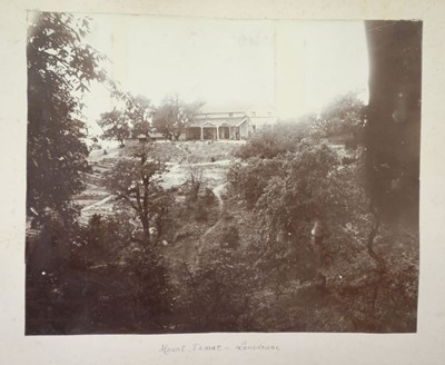 Lot 61 - India. An album of approximately 52 mounted albumen print photographs