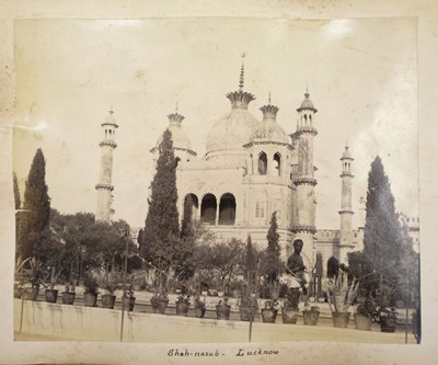 Lot 61 - India. An album of approximately 52 mounted albumen print photographs