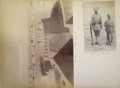 Lot 61 - India. An album of approximately 52 mounted albumen print photographs