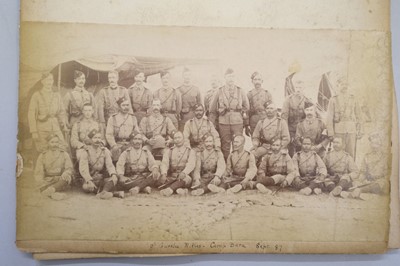 Lot 61 - India. An album of approximately 52 mounted albumen print photographs