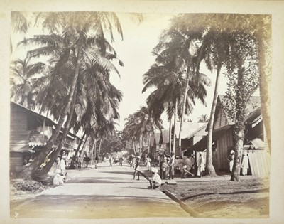Lot 61 - India. An album of approximately 52 mounted albumen print photographs