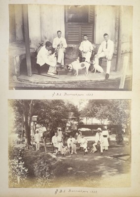 Lot 61 - India. An album of approximately 52 mounted albumen print photographs
