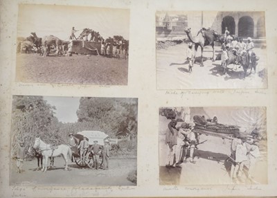 Lot 62 - India. An assorted group of 7 photograph and snapshot albums, circa 1890s/1940s