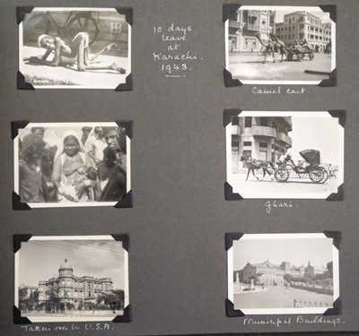 Lot 62 - India. An assorted group of 7 photograph and snapshot albums, circa 1890s/1940s
