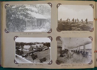 Lot 62 - India. An assorted group of 7 photograph and snapshot albums, circa 1890s/1940s