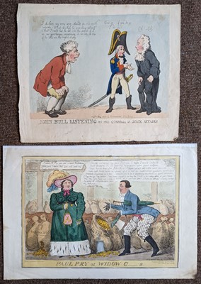 Lot 390 - Heath (William). A Sketch of the Row in Parliament Street, T. McLean, circa 1829