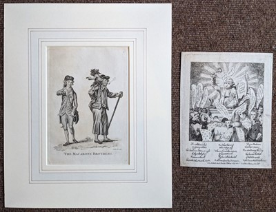 Lot 390 - Heath (William). A Sketch of the Row in Parliament Street, T. McLean, circa 1829