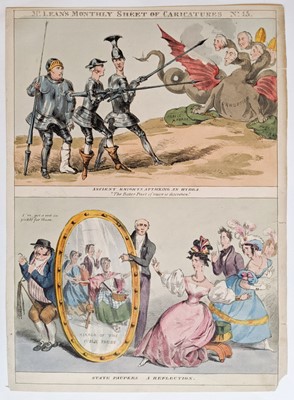 Lot 390 - Heath (William). A Sketch of the Row in Parliament Street, T. McLean, circa 1829