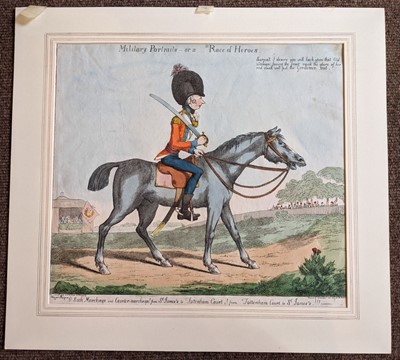 Lot 390 - Heath (William). A Sketch of the Row in Parliament Street, T. McLean, circa 1829