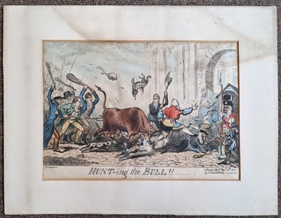 Lot 390 - Heath (William). A Sketch of the Row in Parliament Street, T. McLean, circa 1829