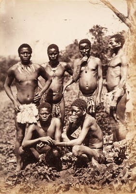 Lot 89 - South Africa. An album of 36 mounted albumen print photographs