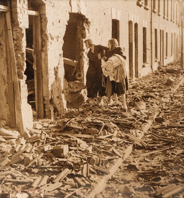 Lot 171 - London Blitz. Large vintage sepia-toned gelatin silver print
