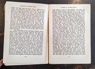 Lot 430 - Humphreys (Henry Noel). A Record of the Black Prince, 1849, and one other similar