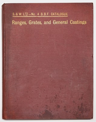 Lot 69 - Trade Catalogue. Smith & Wellstood's (Limited) Open and Close Fire Ranges, c.1880