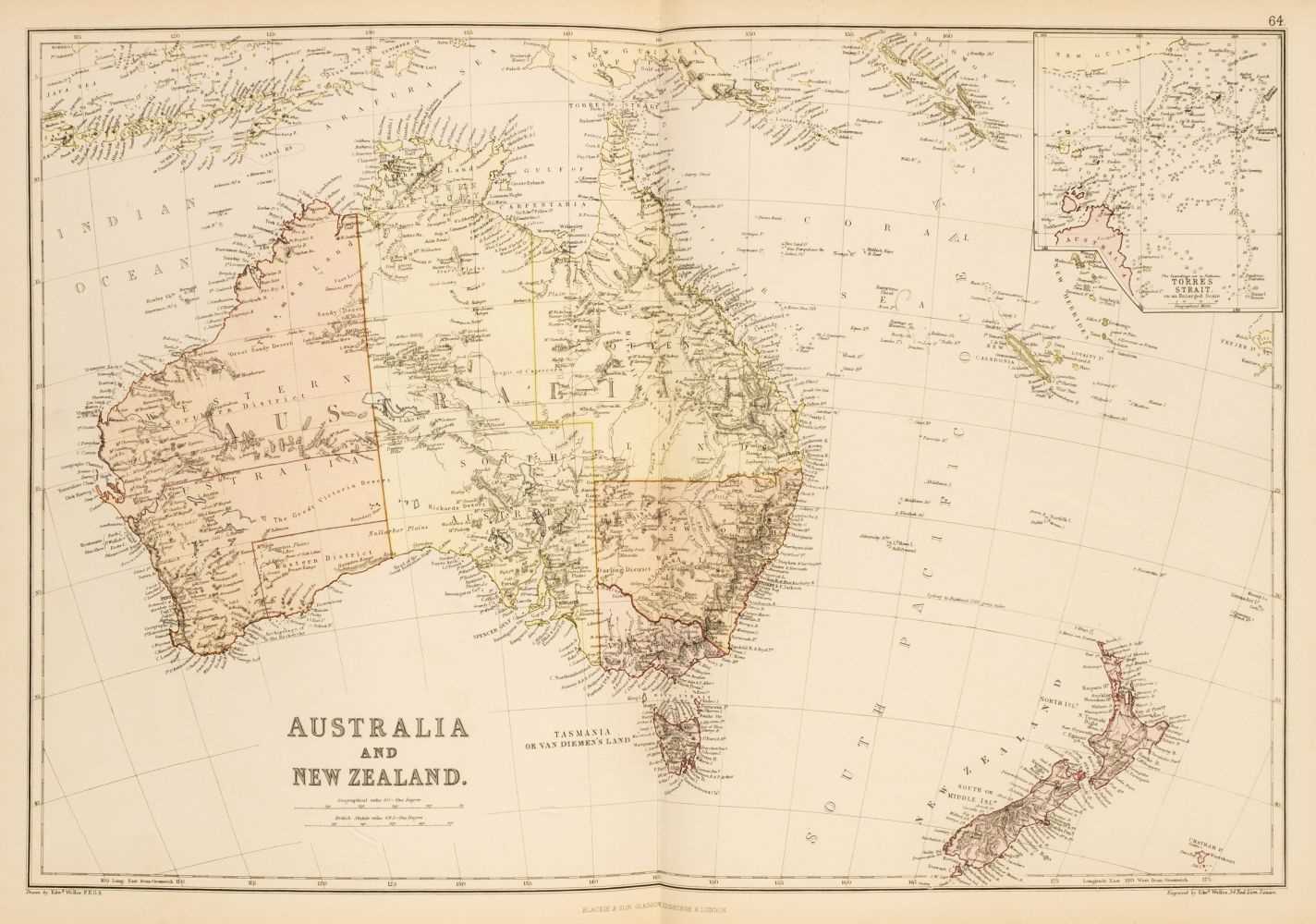 Lot 5 - Blackie & Son (publishers). The Comprehensive Atlas & Geography of the World, 1882