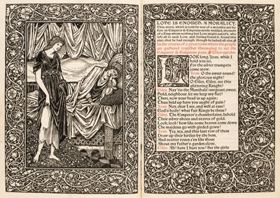 Lot 640 - Kelmscott Press. Love is Enough, by William Morris, 1897