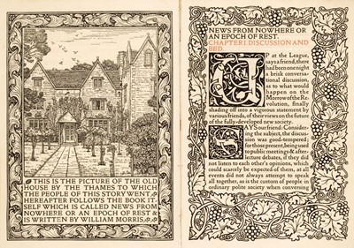 Lot 641 - Kelmscott Press. News From Nowhere, 1892