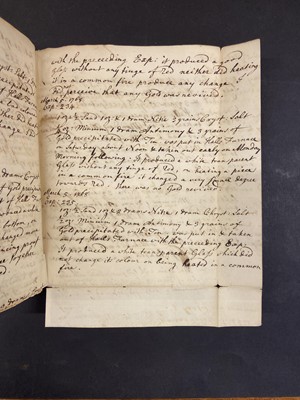 Lot 152 - Berg (George, 1730-1775). Experiments in Chemistry