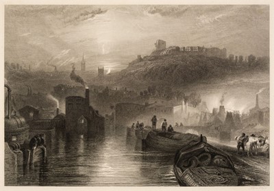 Lot 393 - Turner (Joseph Mallord William, 1775-1851). The Mew Stone, Entrance of Plymouth Harbour, 1815