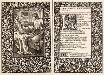 Lot 645 - Kelmscott Press. The Romance of Sir Degrevant, 1896