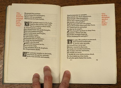 Lot 645 - Kelmscott Press. The Romance of Sir Degrevant, 1896