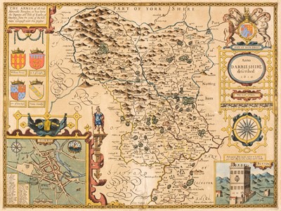 Lot 273 - Derbyshire. Speed (John), Anno Darbieshire described, J. Sudbury & G. Humble, 1616