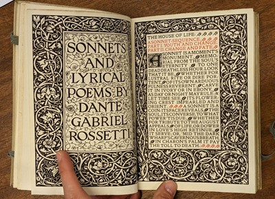 Lot 643 - Kelmscott Press. Sonnets and Lyrical Poems, 1894
