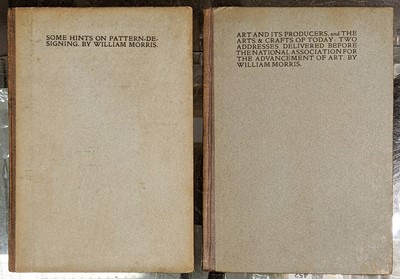 Lot 654 - Morris (William). Some Hints on Pattern Designing, 1899