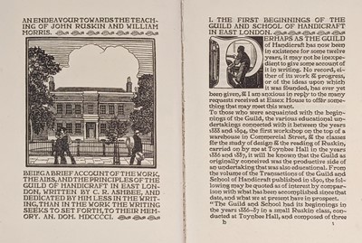 Lot 602 - Essex House Press. An Endeavour, 1901