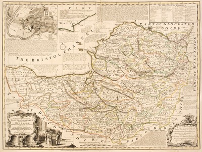 Lot 262 - British County Maps. A collection of 53 county maps, mostly 17th & 18th century