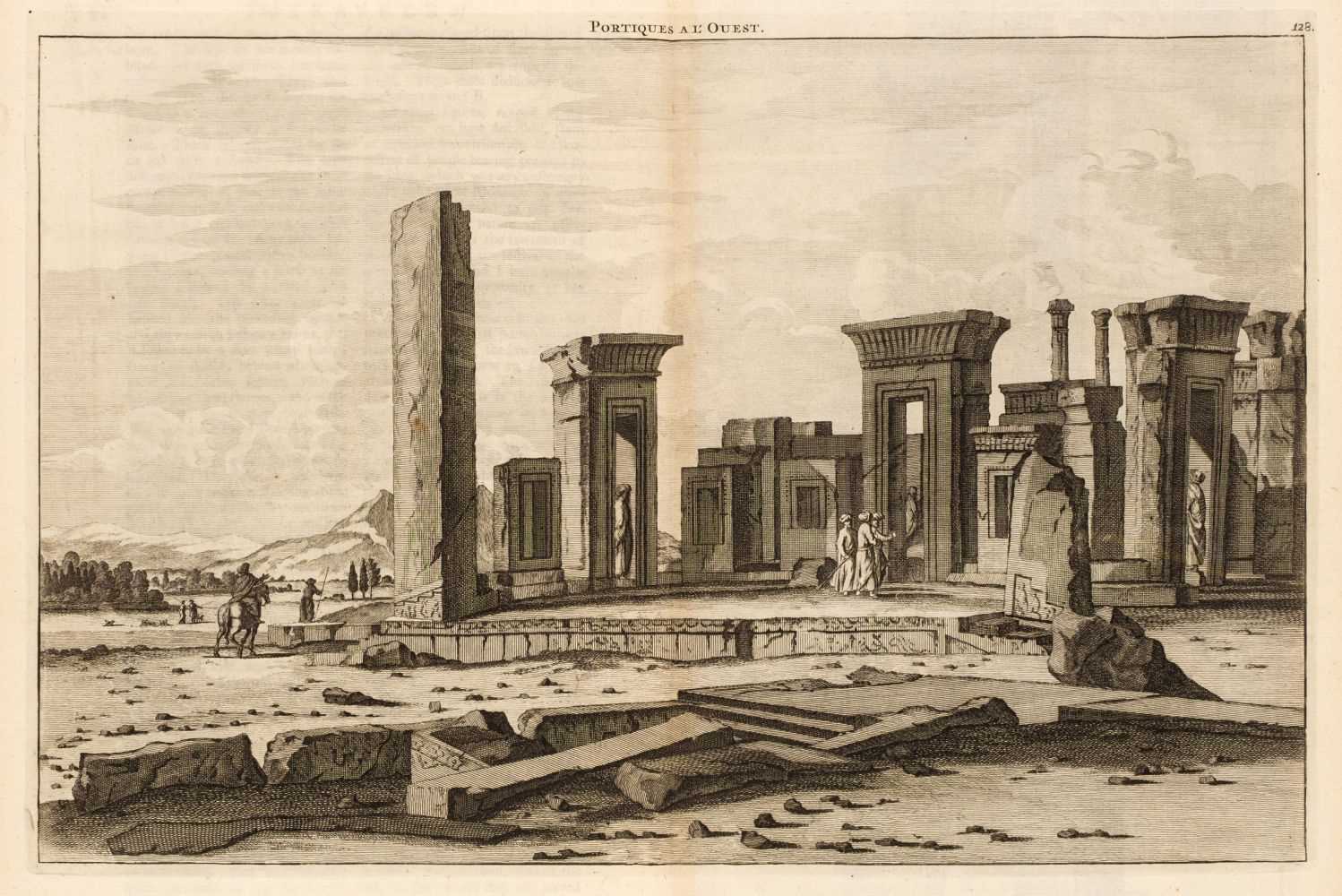 Lot 18 - Le Bruyn (Cornelius). Travels into Muscovy, Persia and part of the East-Indies, volume 2 only, 1737