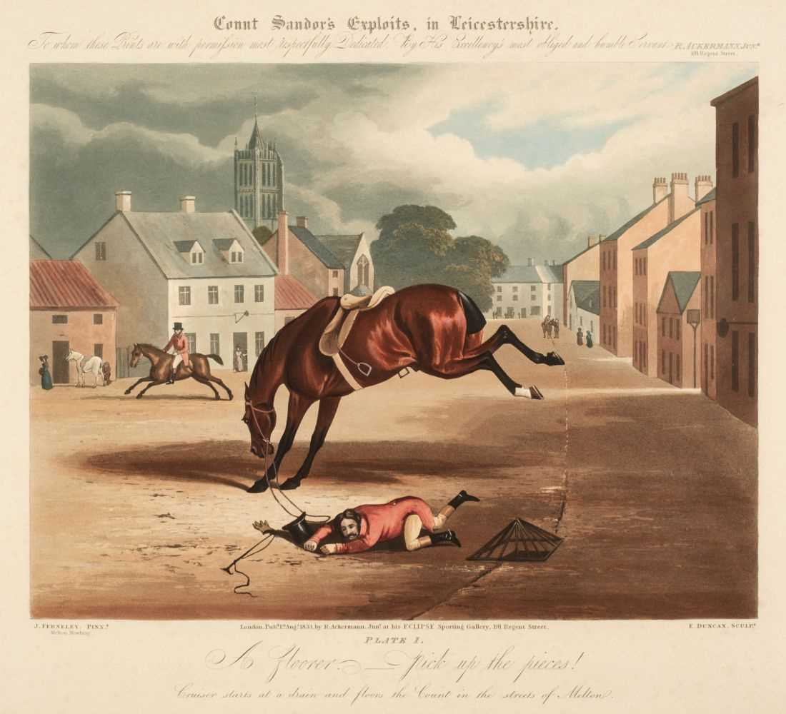 Lot 383 - Duncan (Edward). Count Sandor's Exploits in Leicestershire, set of 10, R. Akermann, 1833