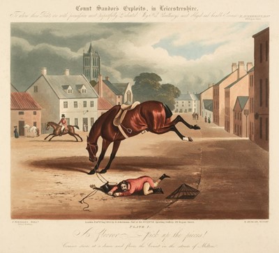 Lot 383 - Duncan (Edward). Count Sandor's Exploits in Leicestershire, set of 10, R. Akermann, 1833