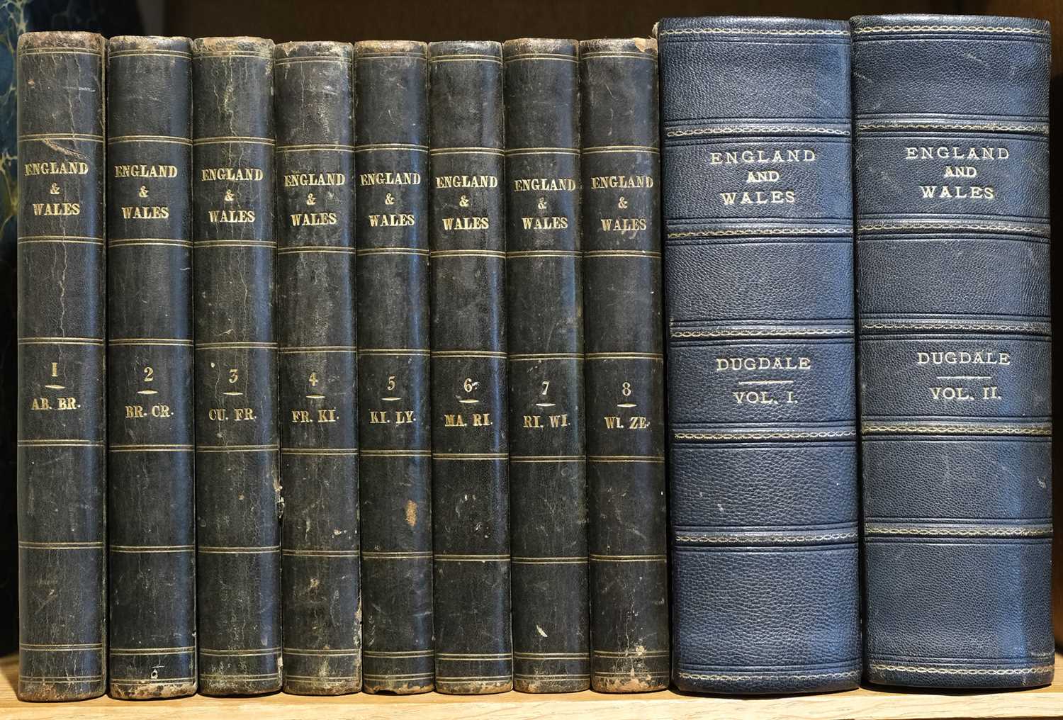 Lot 44 - Dugdale (Thomas). Curiosities of Great Britain, England & Wales Delineated, c.1840, and one other