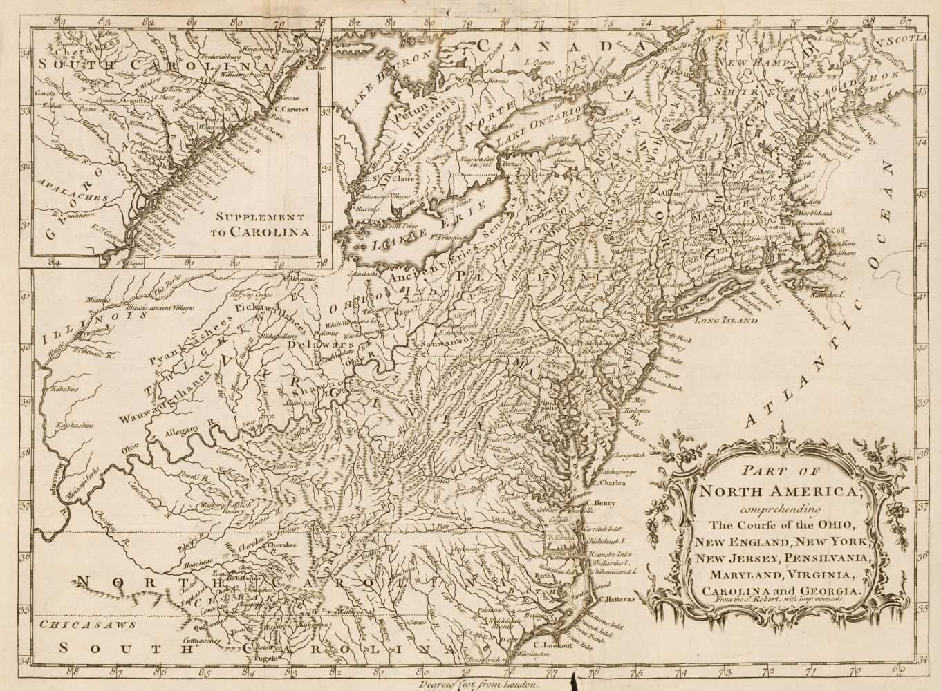 Lot 8 - Brookes (Richard). The General Gazetter, 1762
