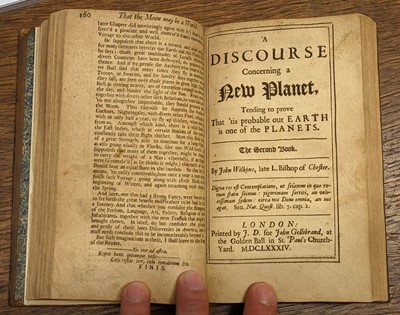 Lot 120 - Wilkins (John). A Discovery of a New World, 2 parts in 1, 5th edition, 1684