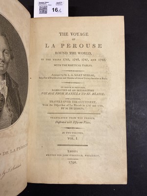 Lot 16 - La Perouse (Jean-Francois de Galaup).The Voyage Round the World, 1798