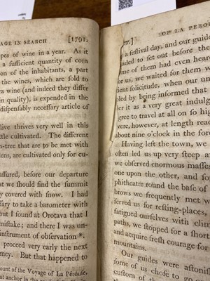 Lot 17 - Labillardiere (Jaques Julien Houton de). Voyage in search of La Perouse, 2 vols, 1800