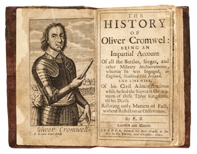 Lot 84 - Cromwell (Oliver) - [Crouch, Nathaniel]. The History of Oliver Cromwel, 1692