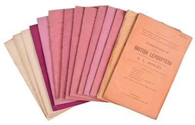 Lot 104 - Mosley (Seth Lister). Illustrations of Varieties of British Lepidoptera, 14 parts, 1878-[1885]